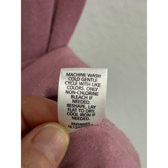 Hinge Sleeveless Tank Top Mauve Size Large Scoop Neck Casual Summer Essential - Picture 8 of 10